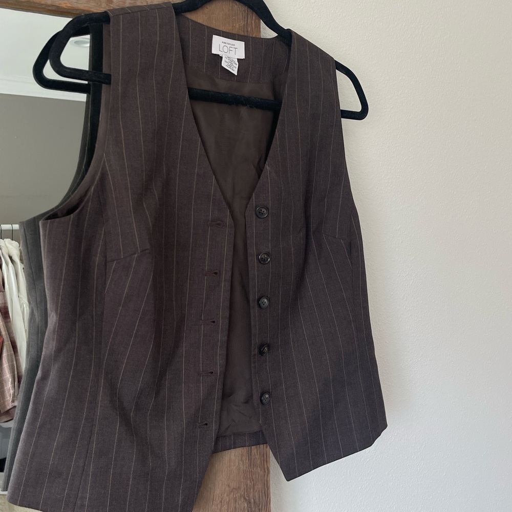 Vintage Ann Taylor LOFT wool vest